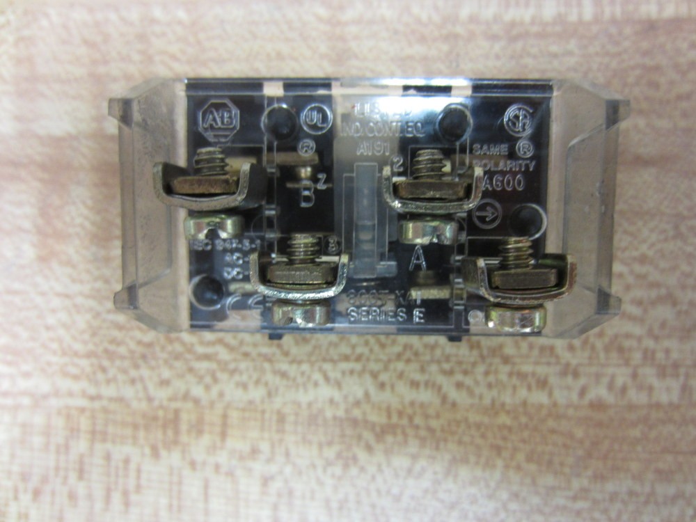 Allen Bradley 800T-XA1 Contact Block 800TXA1 W/Screws