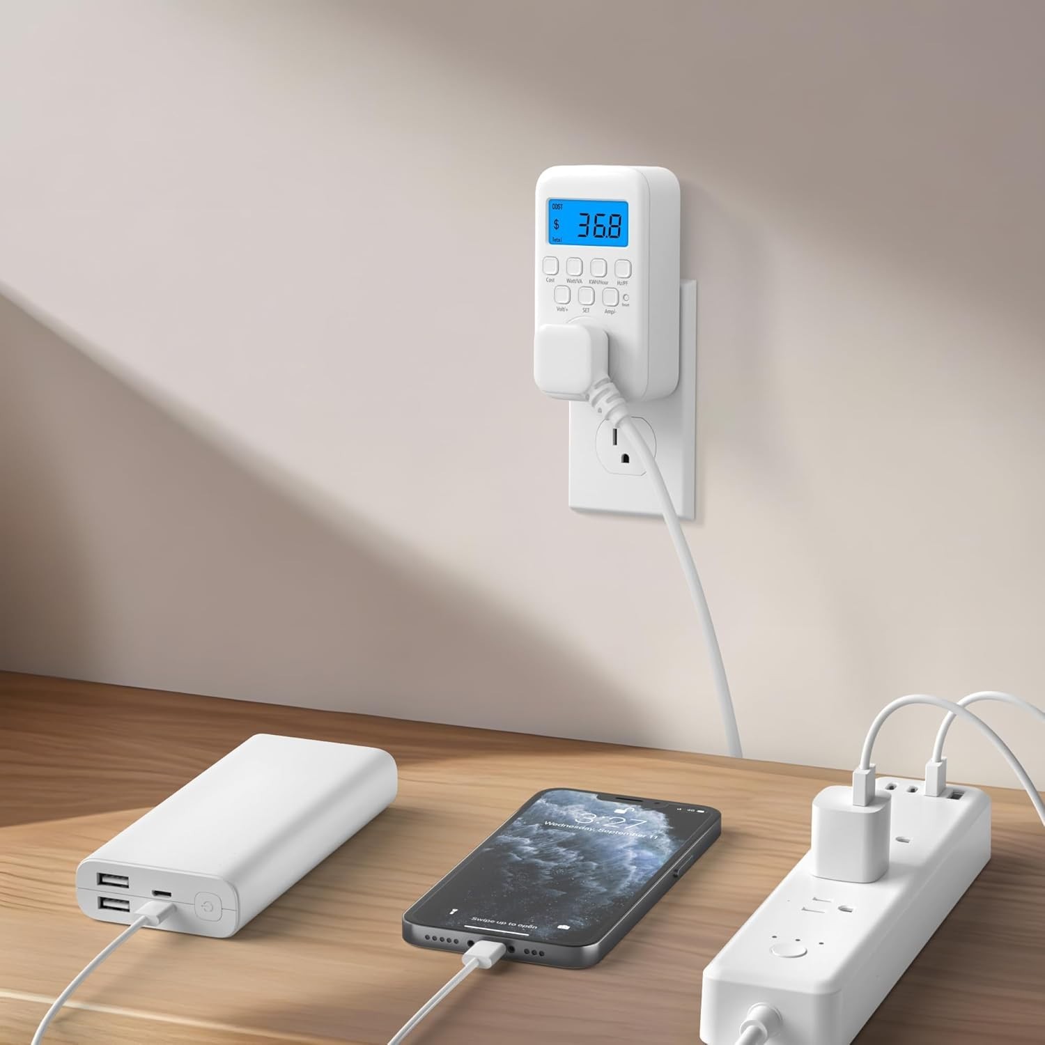 Energy Saving Device Stopwatt Electricity Saving Box Stabilize Voltage Device-US