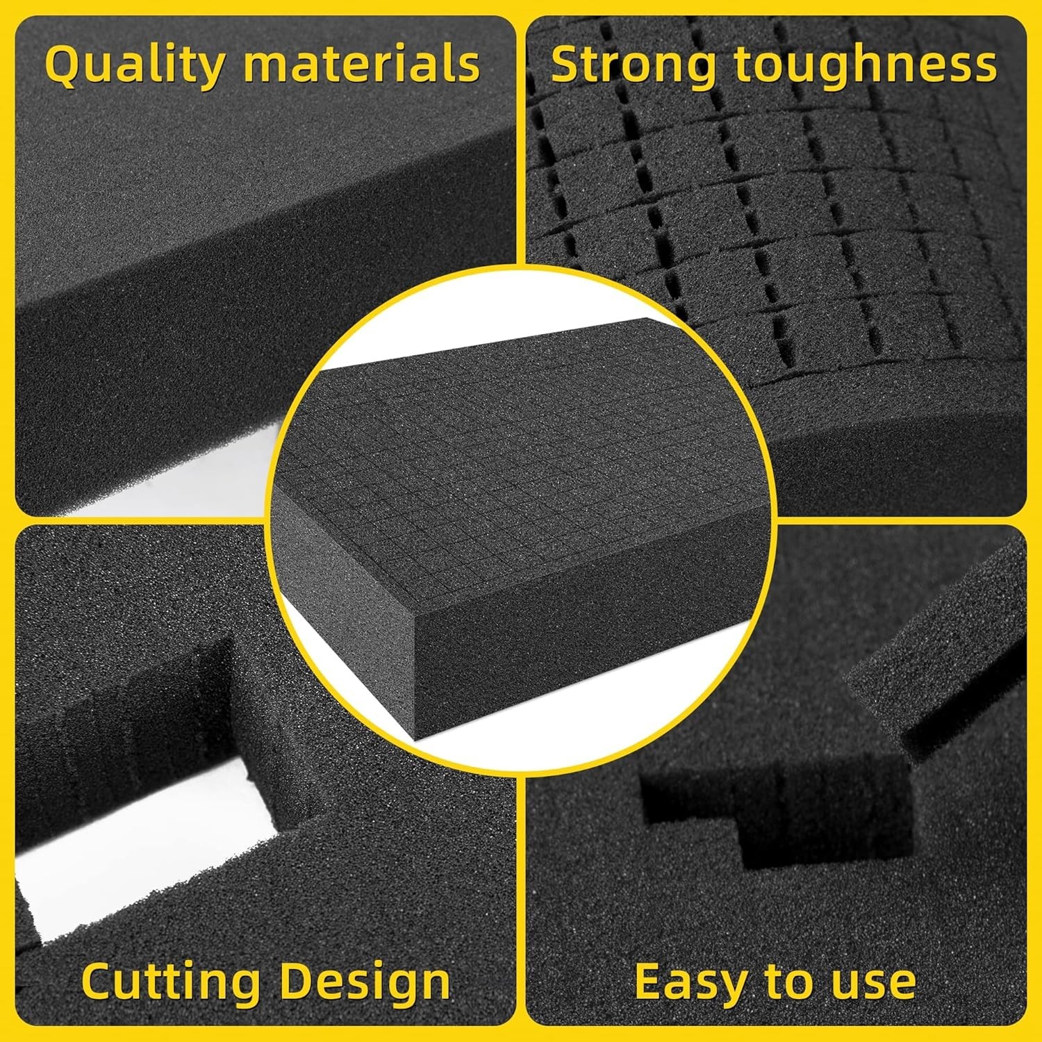 Foam Pick and Pluck Inserts – 4 Pcs