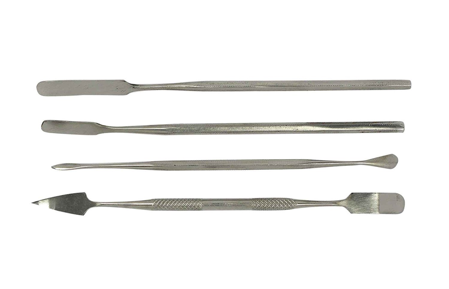 New 4pc Stainless Steel SPATULA & CHISEL Dental Picks * DD301*