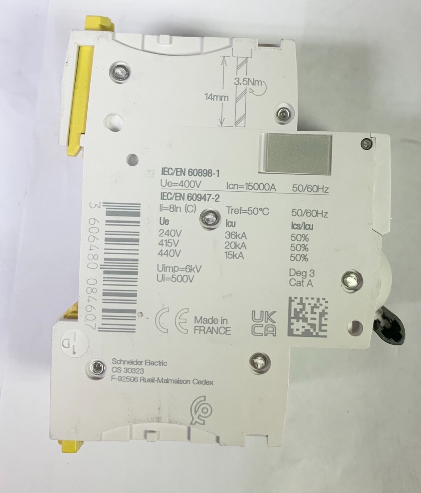 SCHNEIDER ELETRIC A9F94232 Acti9 ic60L 2 Pole 32 AMP C32A Circuit Breaker