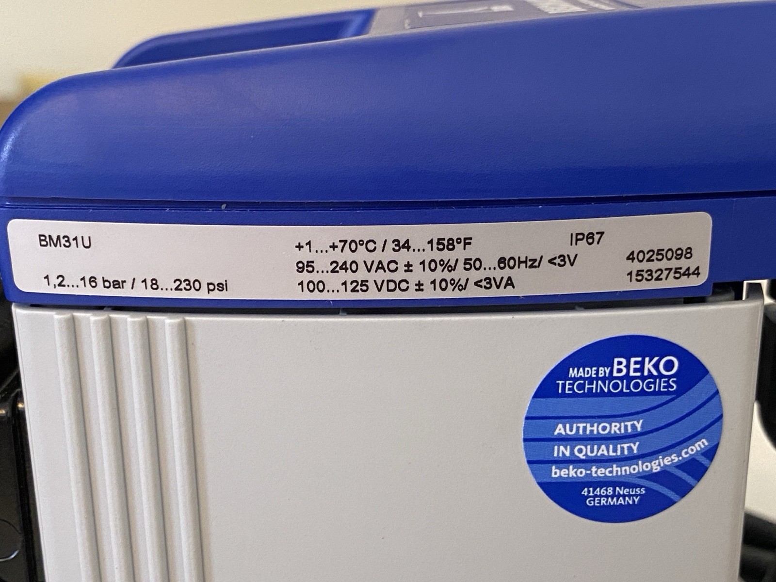 BEKOMAT ELECTRONICALLY LEVEL-CONTROLLED CONDENSATE DRAIN 31U Stand-Alone, NIB.