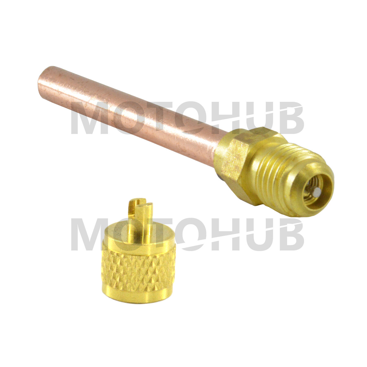 10x Service/Access Valve 1/4″ SAE *1/4″ OD *2.75″ Stem Core AC Refrigeration Kit