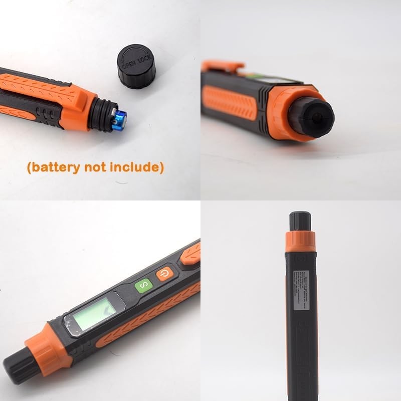 Natural Gas Leak Detector, Portable Gas Sniffer with Audible & Visual Alarm, for