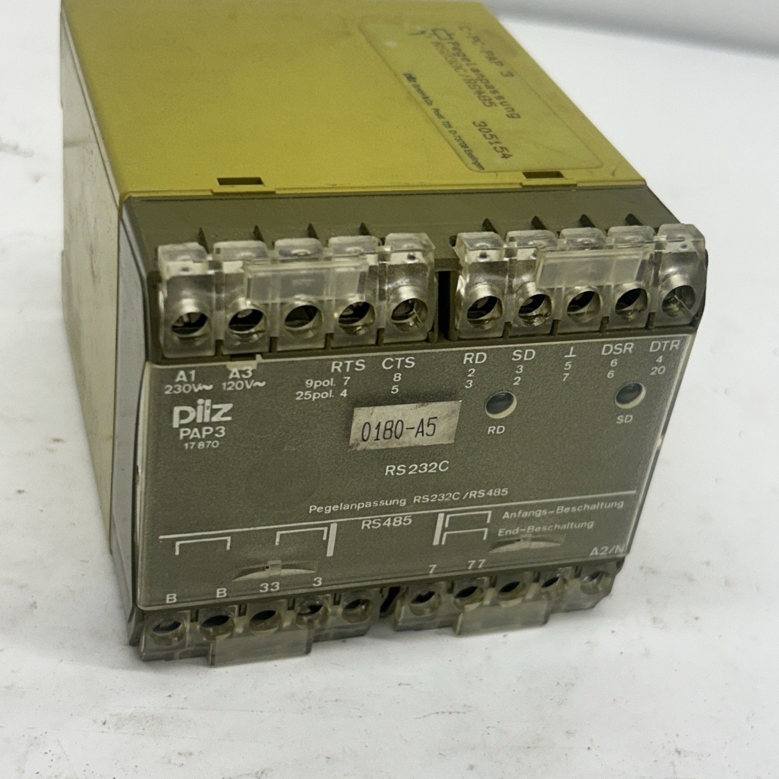 Pilz Pap3 17870 C-pc-pap 3 Safety Relay