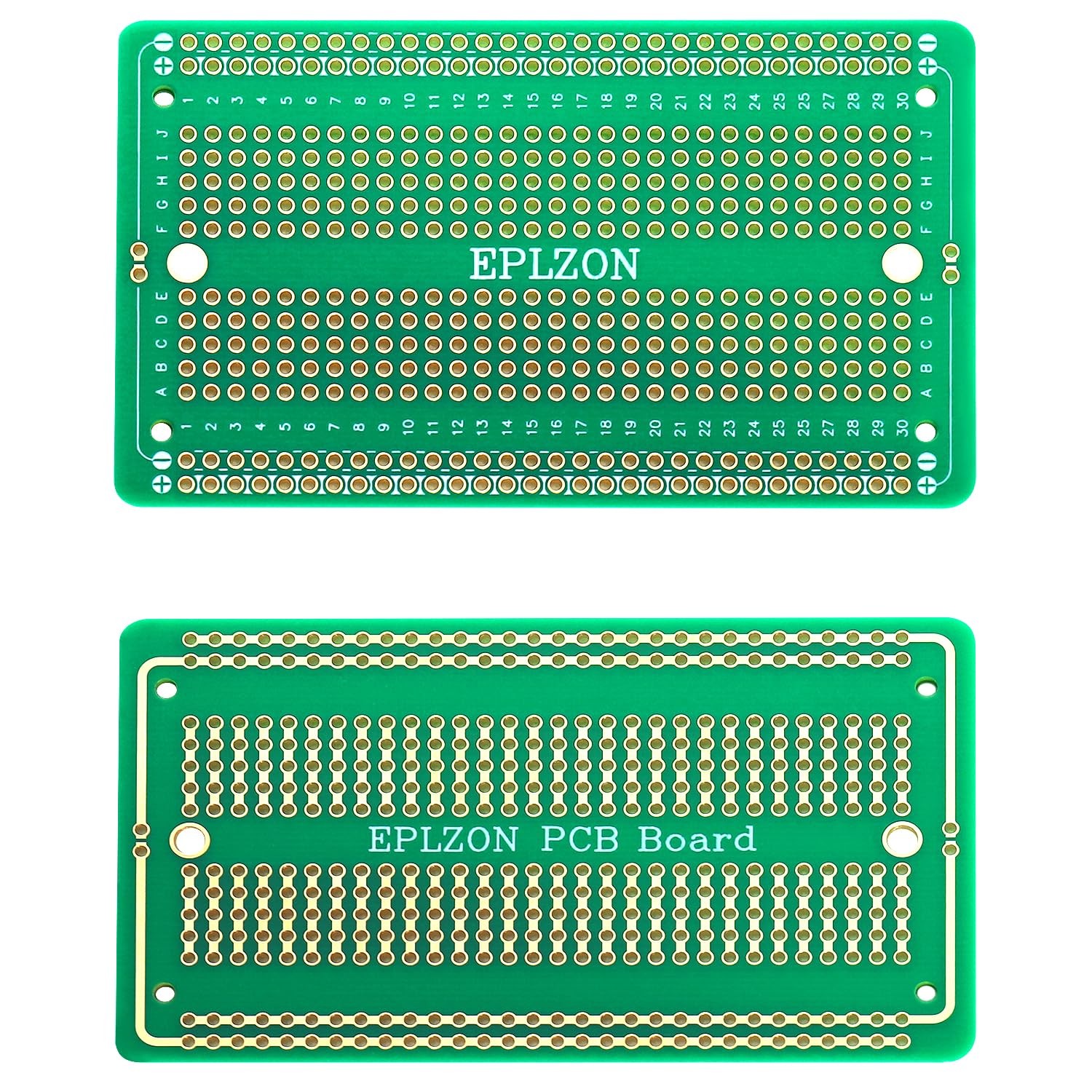 EPLOZN 2PCS 6.8×2.05 2PCS 3.5×2.05 Breadboard Kit Solderable Breadboards for…