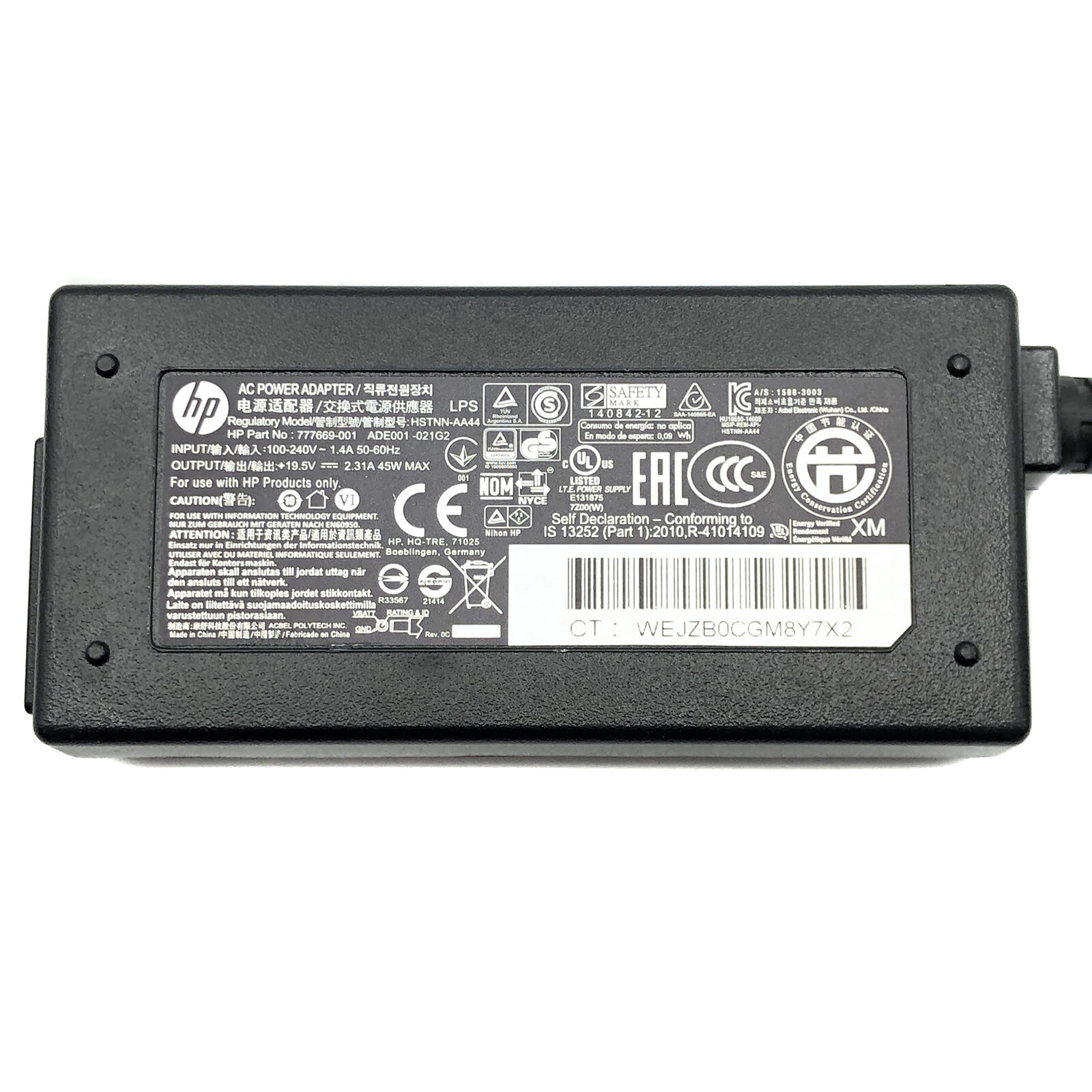 Original 45W HP 250 255 G2 G3 G4 G5 G6 G7 G8 Laptop Charger AC Power Adapter