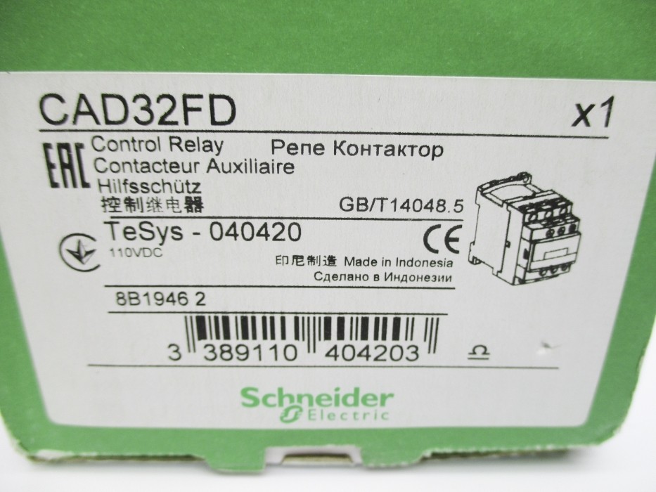 SCHNEIDER ELECTRIC CAD32FD 110VDC NSMP