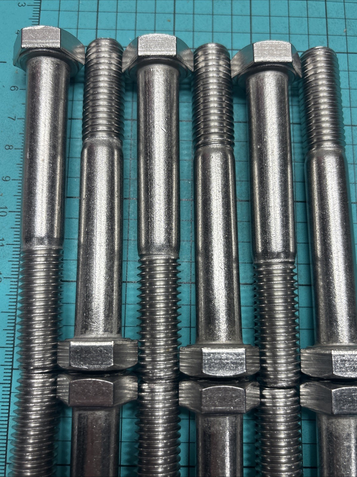12- 1/2-13 X 3-1/2″ Hex Bolts 18-8 Stainless Steel Cap Screws Partially Threaded