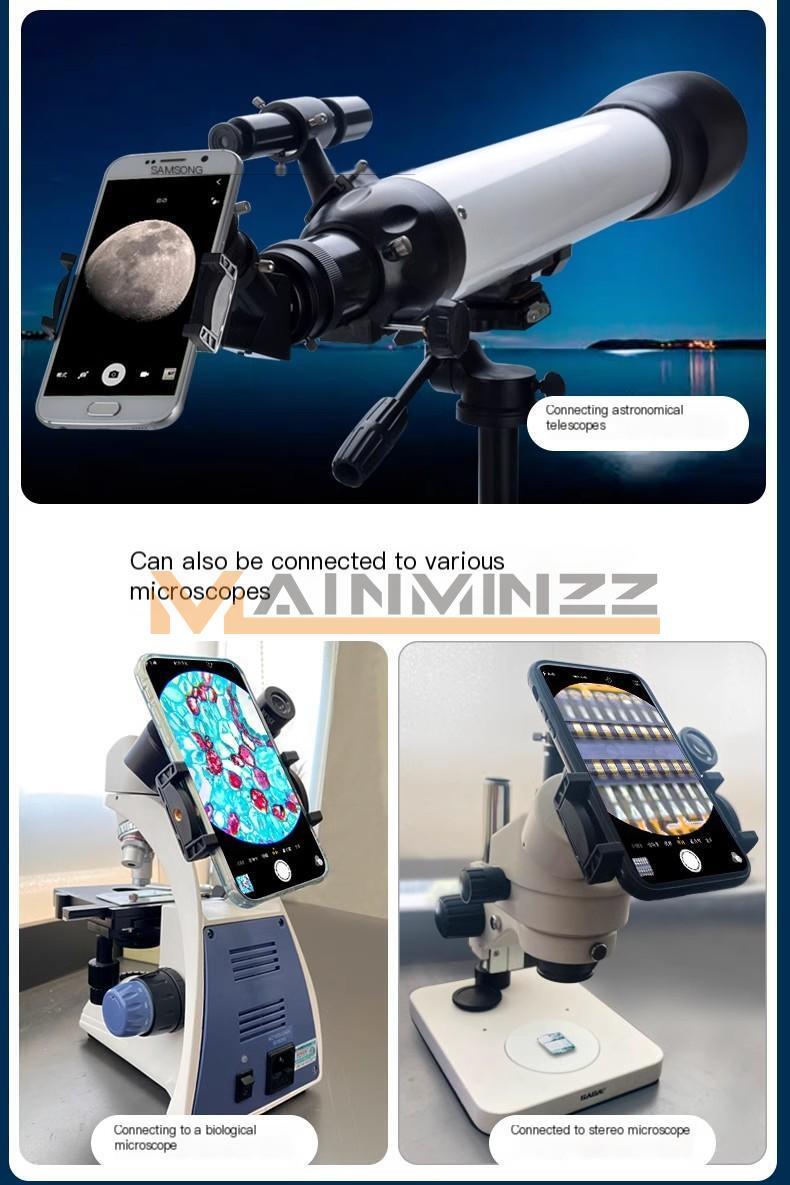 1PC NEW Slit Lamp Adapter Microscope Eyepiece Smartphone Cell Phone Adapter