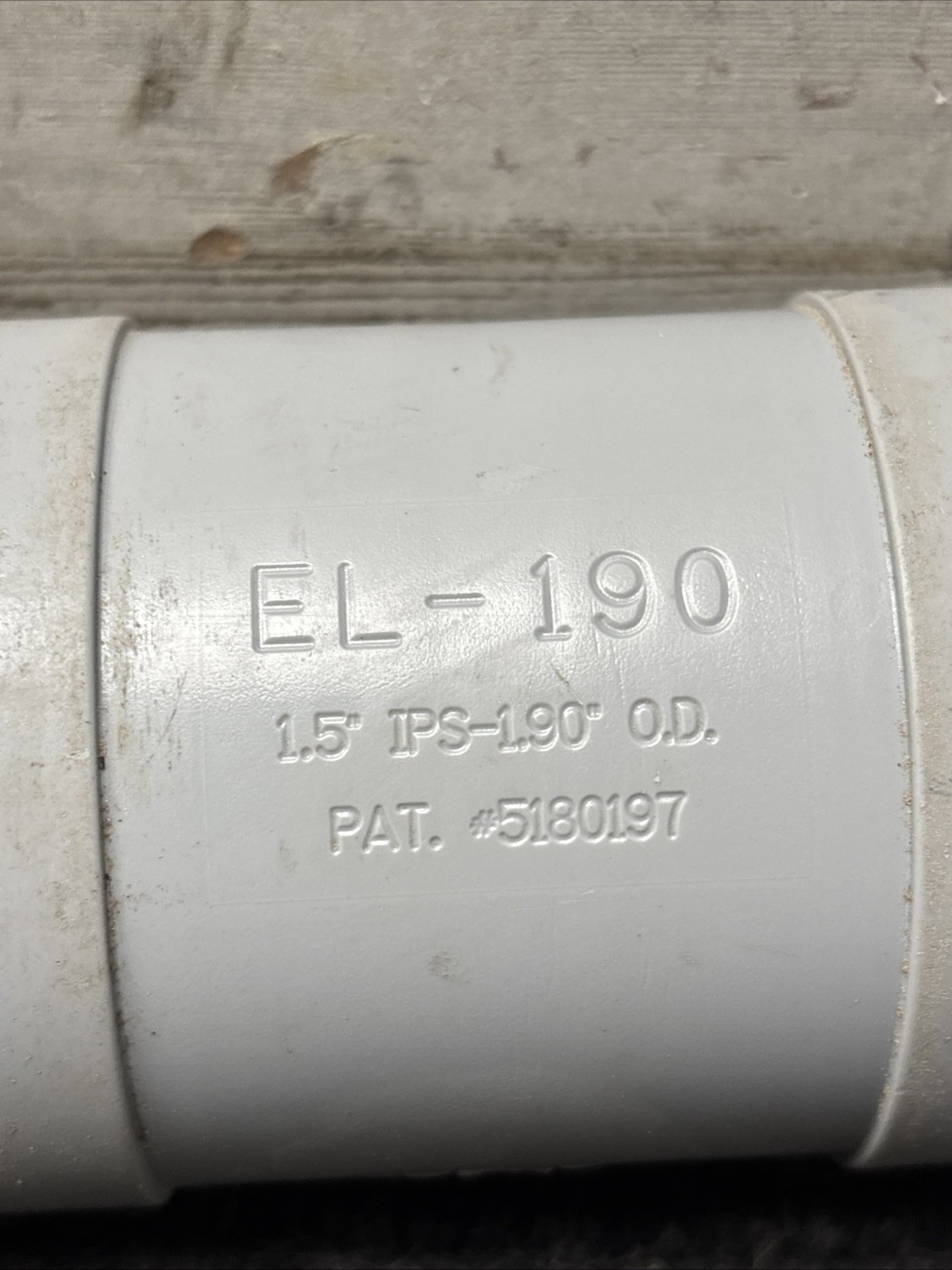 NOS LOT OF 3 ETCO EL-190 Scepter PVC Coupling Fitting 1.5″ IPS-1.90″ O.D.