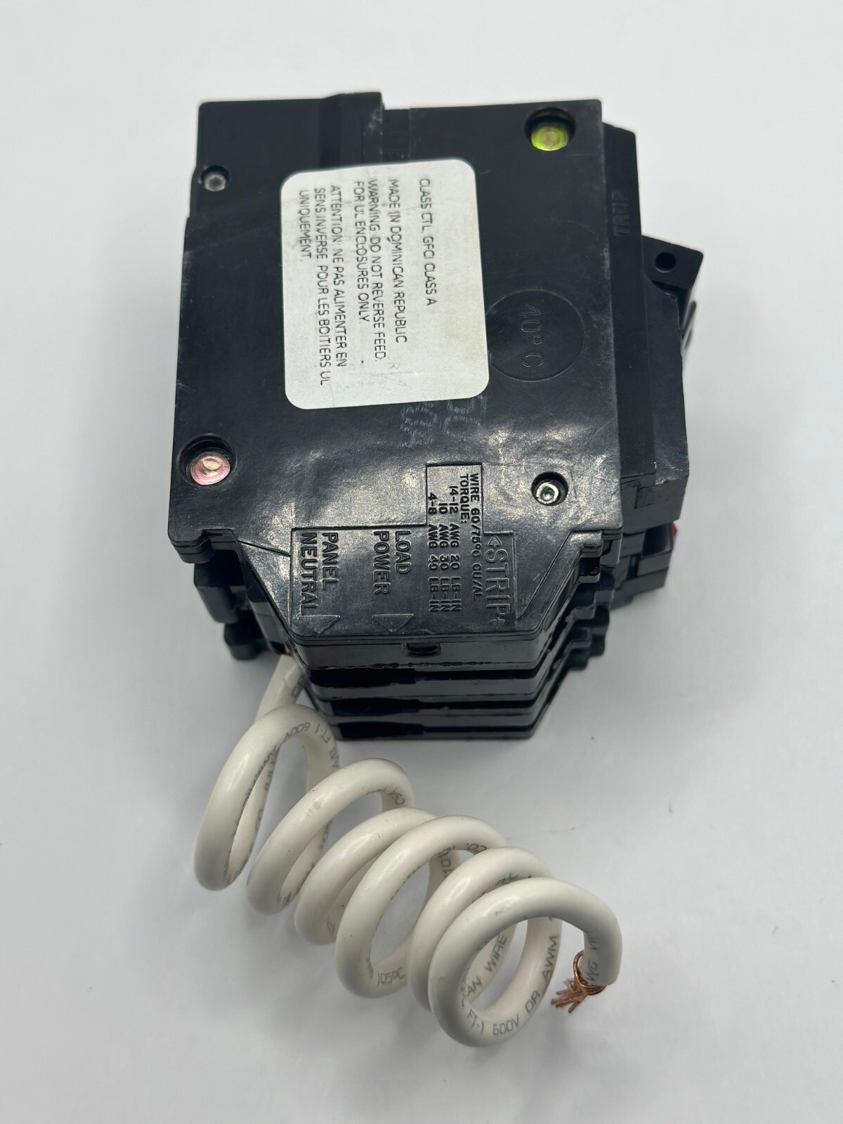 USED GE THQL2150GFT2 Ground Fault Circuit BREAKER Interrupter 50A 2 P 120/240 VA