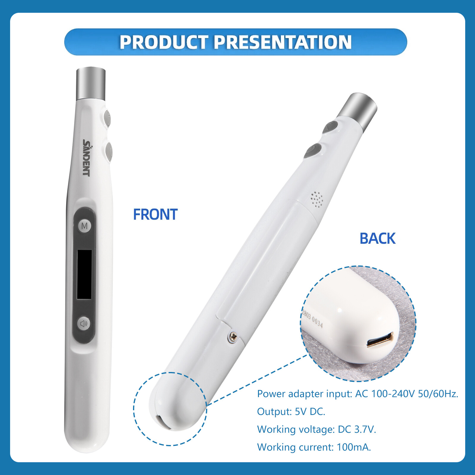 Electric Dental Painless Oral Local Anesthesia Delivery Device Injection Pen USA