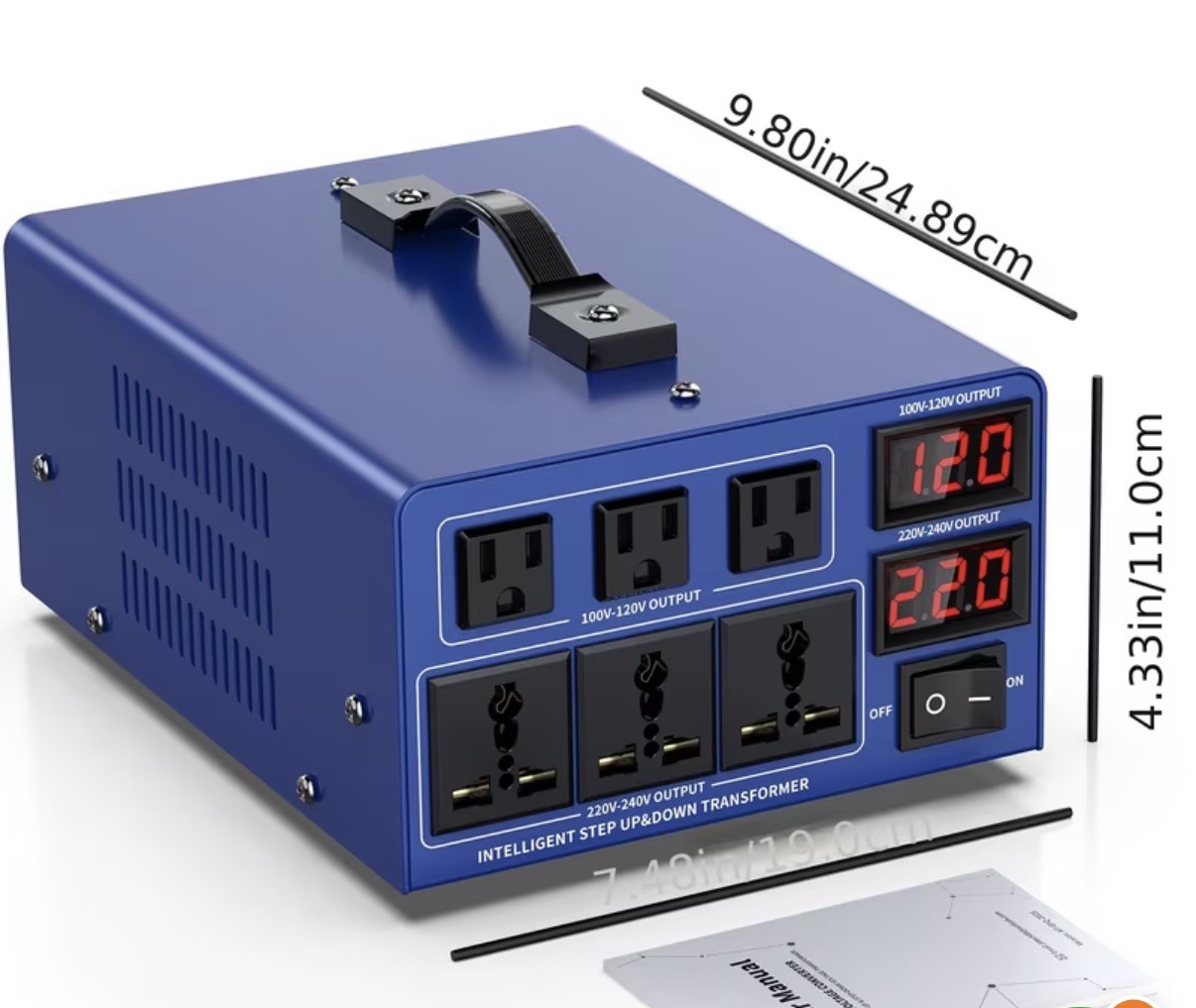 8000W Industrial Voltage Converter Transformer | Step-Up & Step-Down