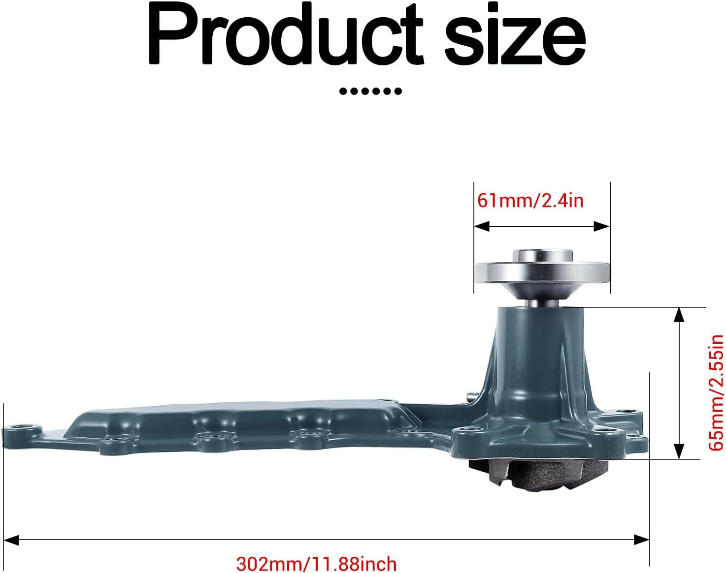 15521-73039 Water Pump for Bobcat S175 S185 743 753 Kubota V2203 V1902 Engine