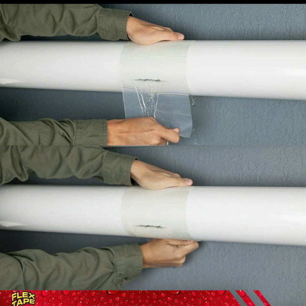 Flex Seal Super Wide Waterproof Duct Tape Black 4.6″ x 20 ft Heavy Duty