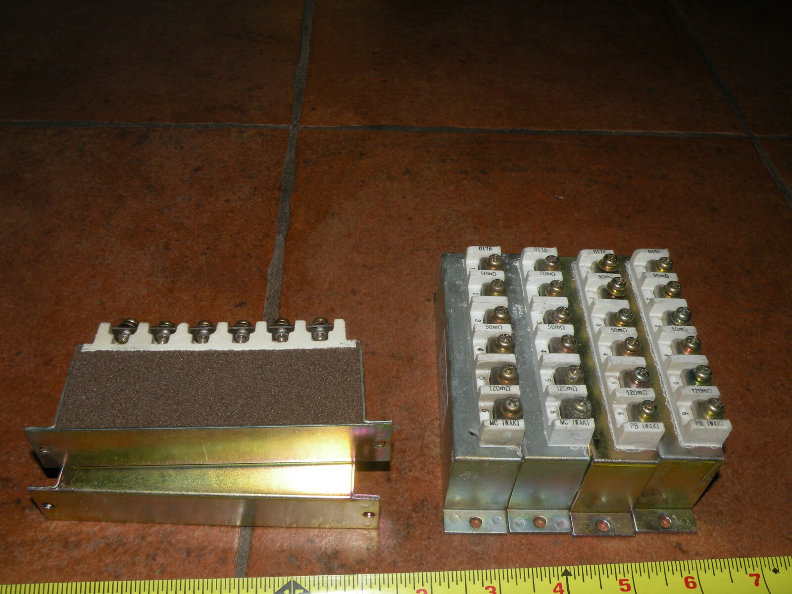 (6) FANUC / IWAKI 0178 RESISTORS 50mΩ & 120mΩ