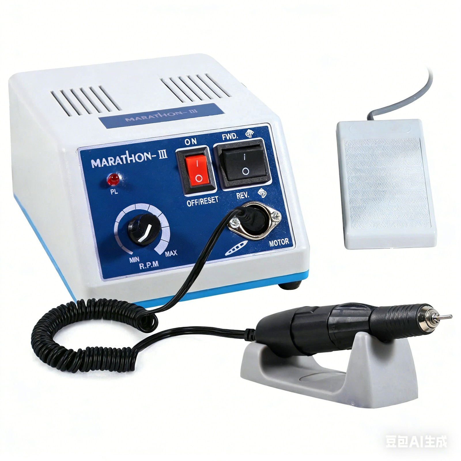 Dental Lab Marathon Electric Micromotor Polishing Unit /35K rpm Motor Handpiece.