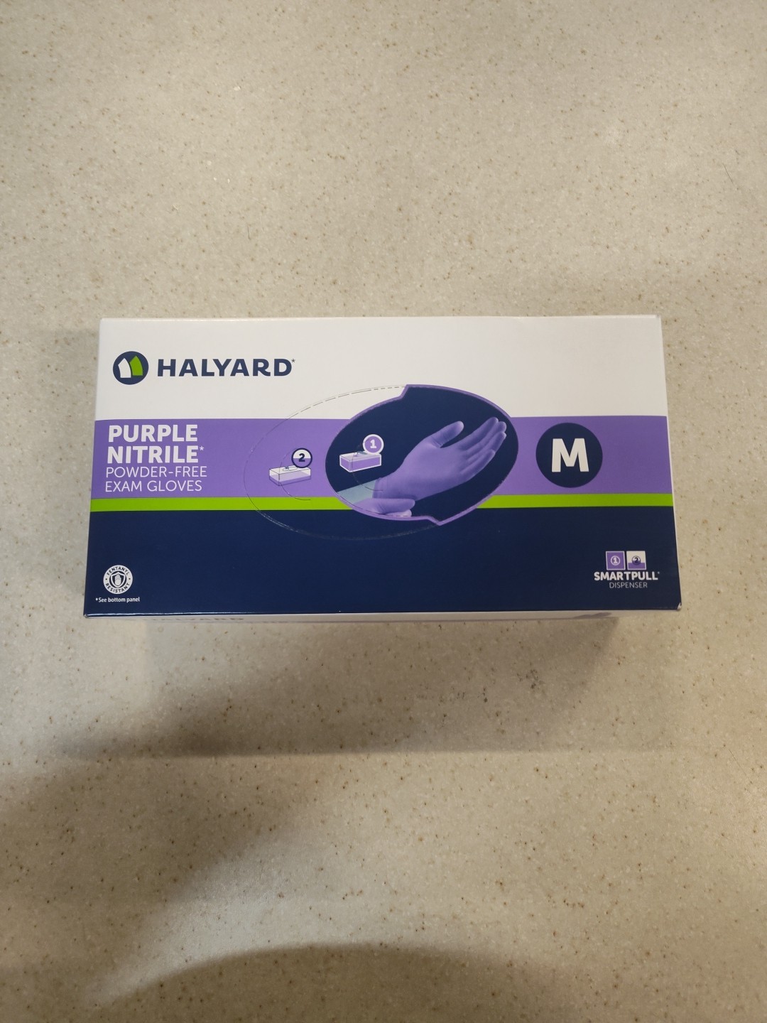 Halyard 55082 Nitrile Exam Gloves, Pack of 100 – Purple