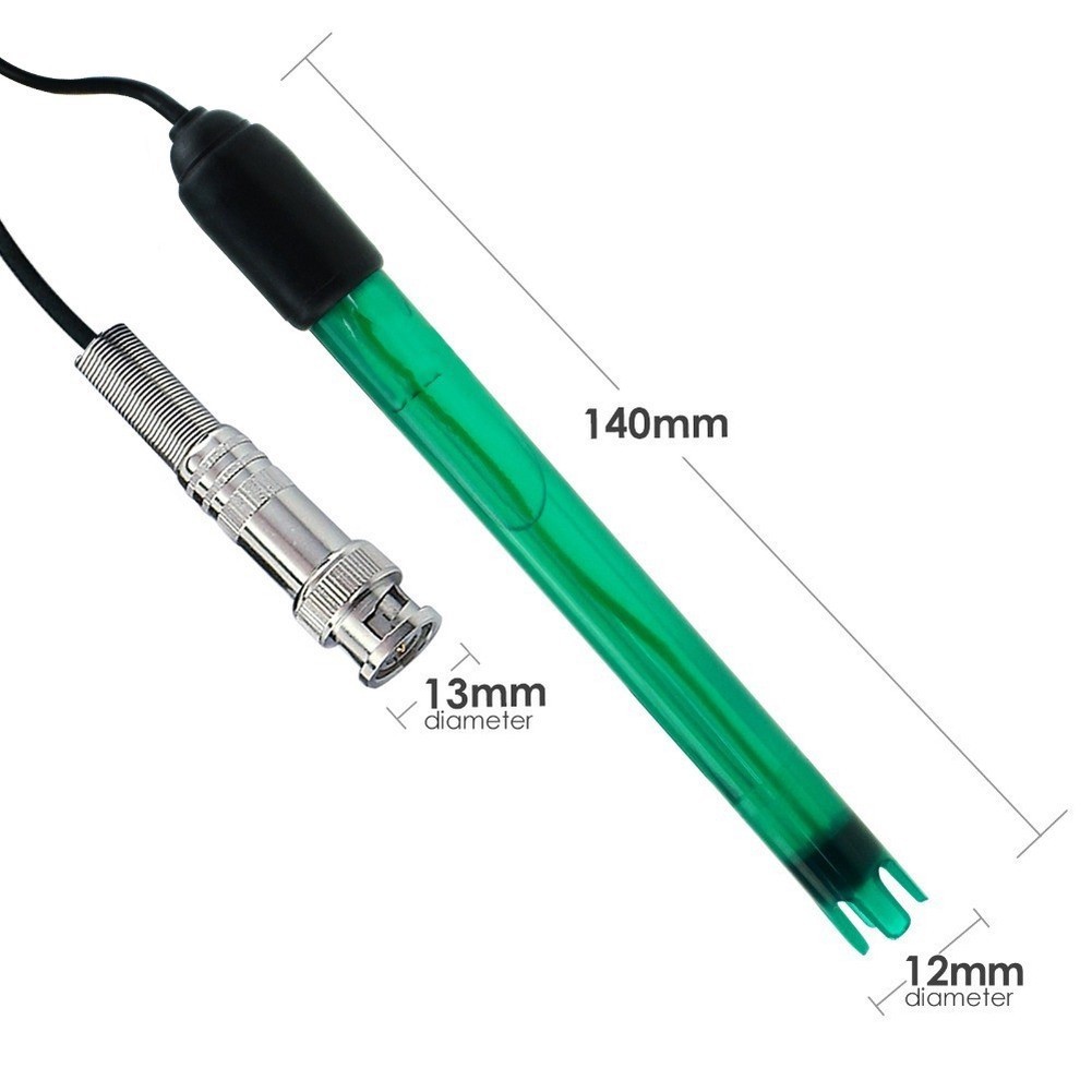 pH ORP Redox Electrode Probe with BNC Connector 5 to 70C Operating Range