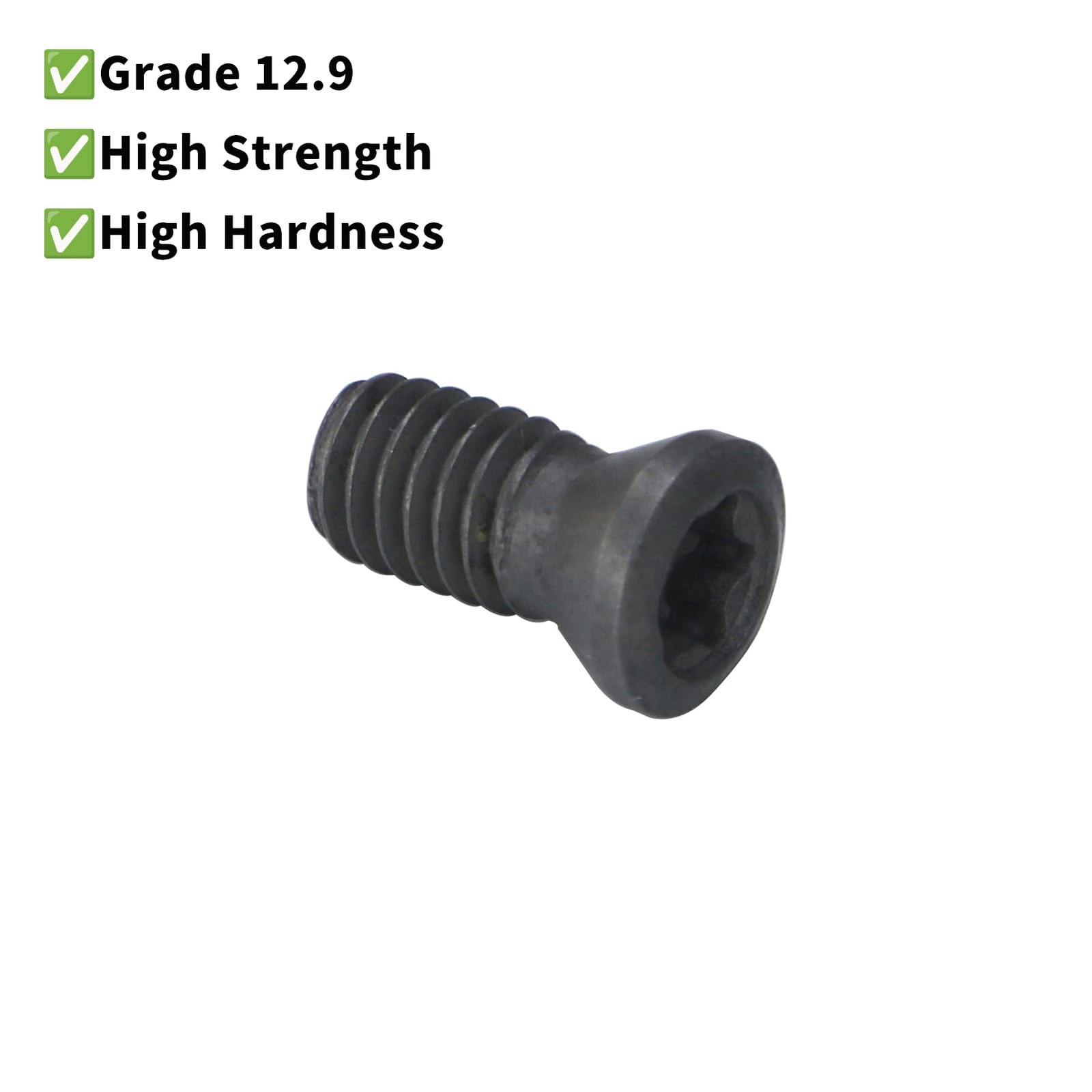 100Pcs Alloy Steel Torx Screws M2-M5 for Carbide Insert CNC Tool Holder Set