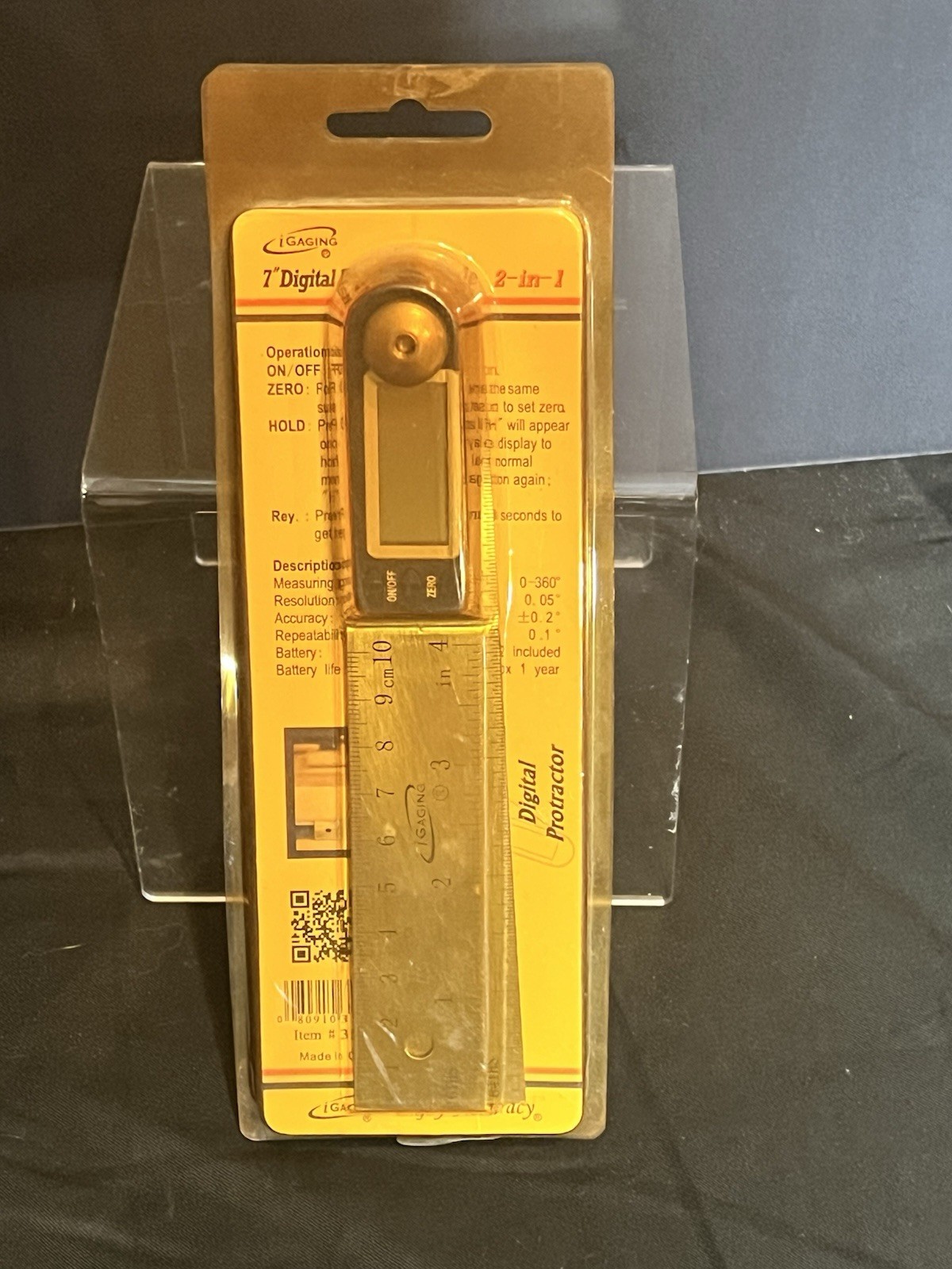 iGaging 360 Degrees Digital Protractor 7″ 2 in 1