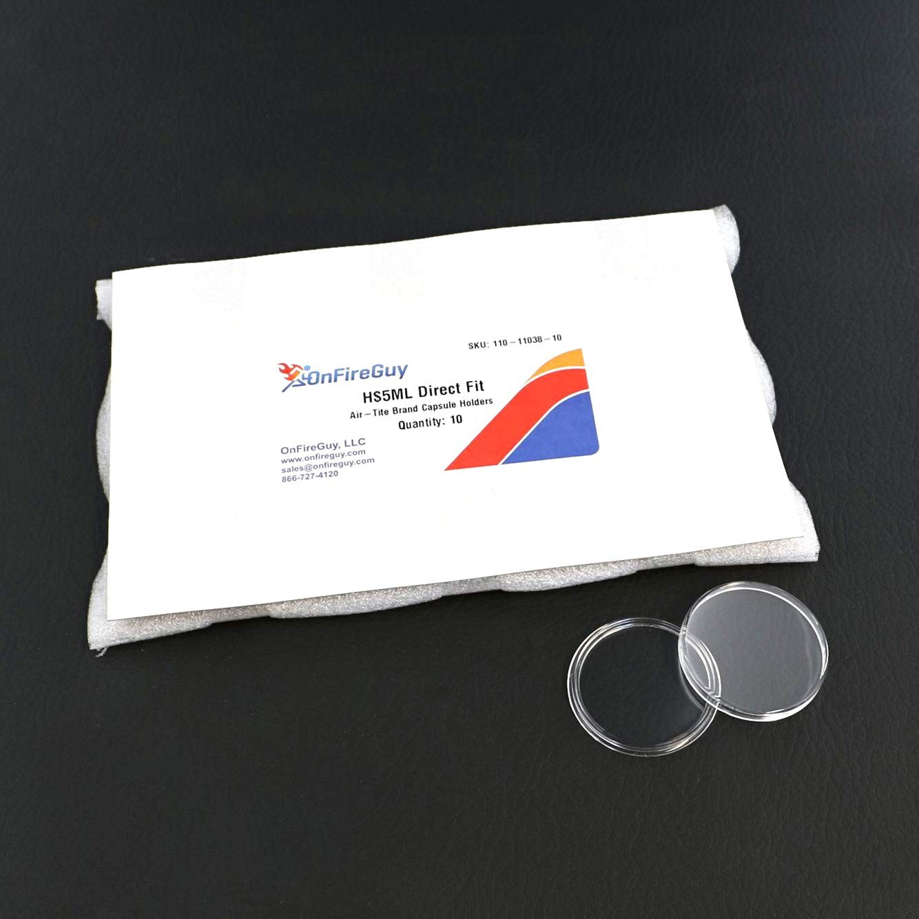 Air-Tite H$5ML 1oz 38Mm X 3.29Mm (Inside), 44.45Mm X 5.4Mm (Outside), Clear