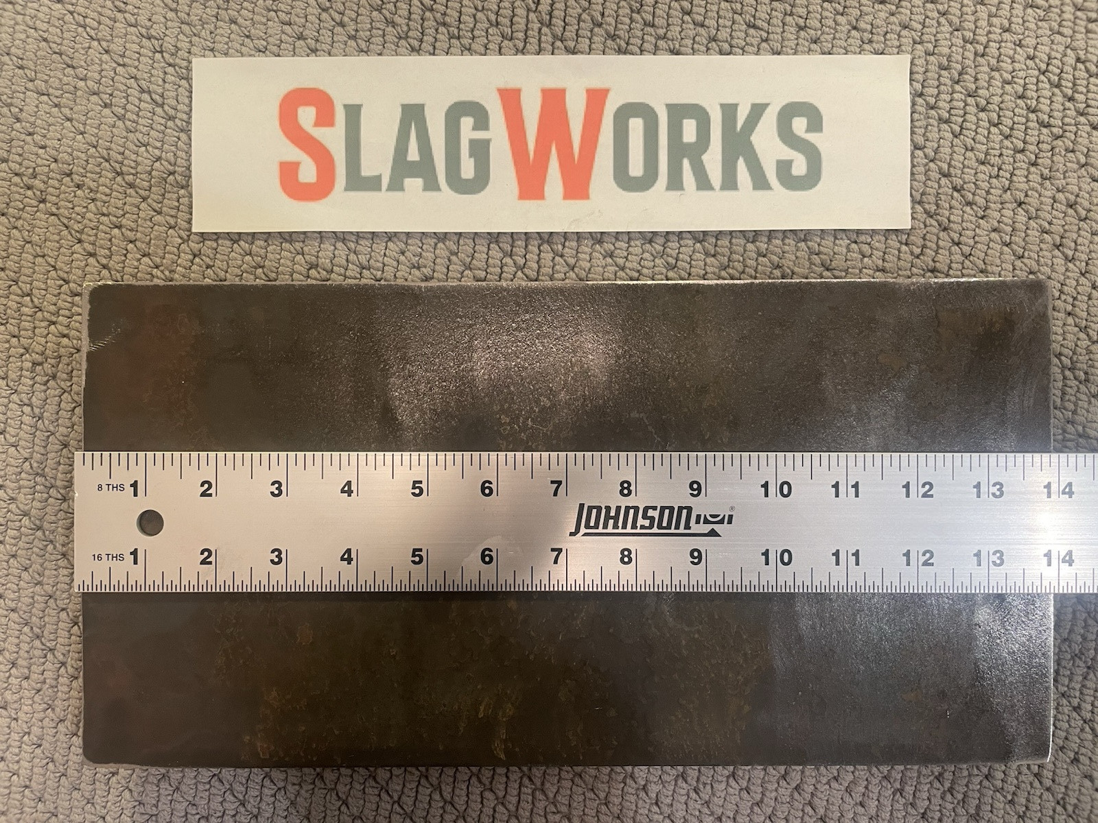 1/4x7x14 inch steel plate 7”x14” A36 Hot Roll Flat .25″ Thick