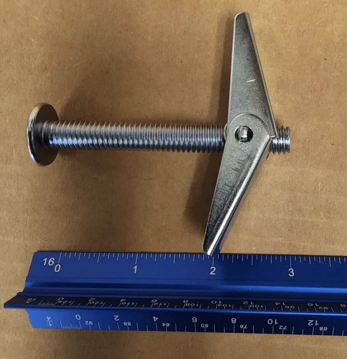 25-pack Wing Toggle Anchor Bolt 3/8 x 3″ Round Mushroom Head Drywall