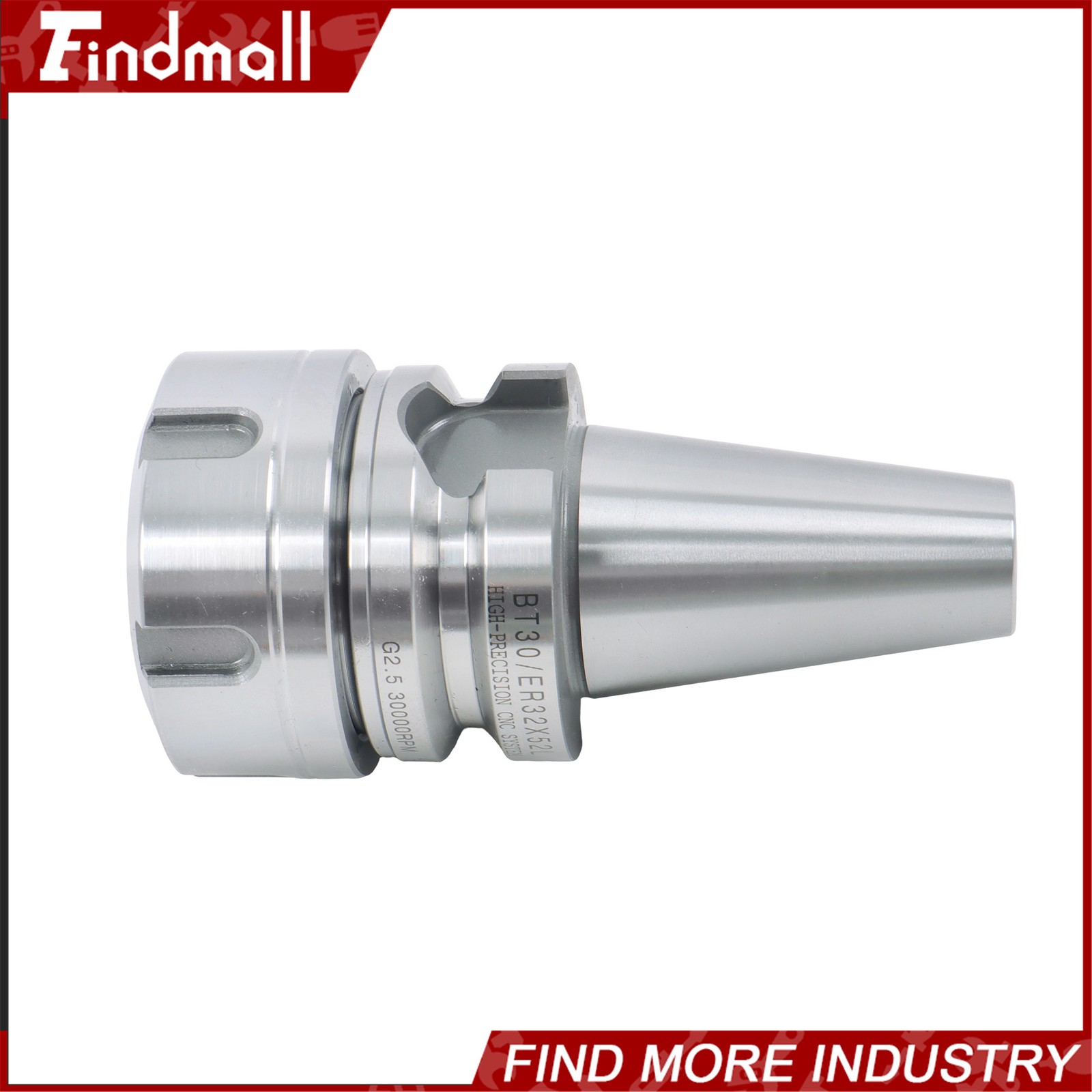 Findmall BT30 ER32 Tool Holder 4 Pack Set 2.05 Inch G2.5 Balanced 20000RPM