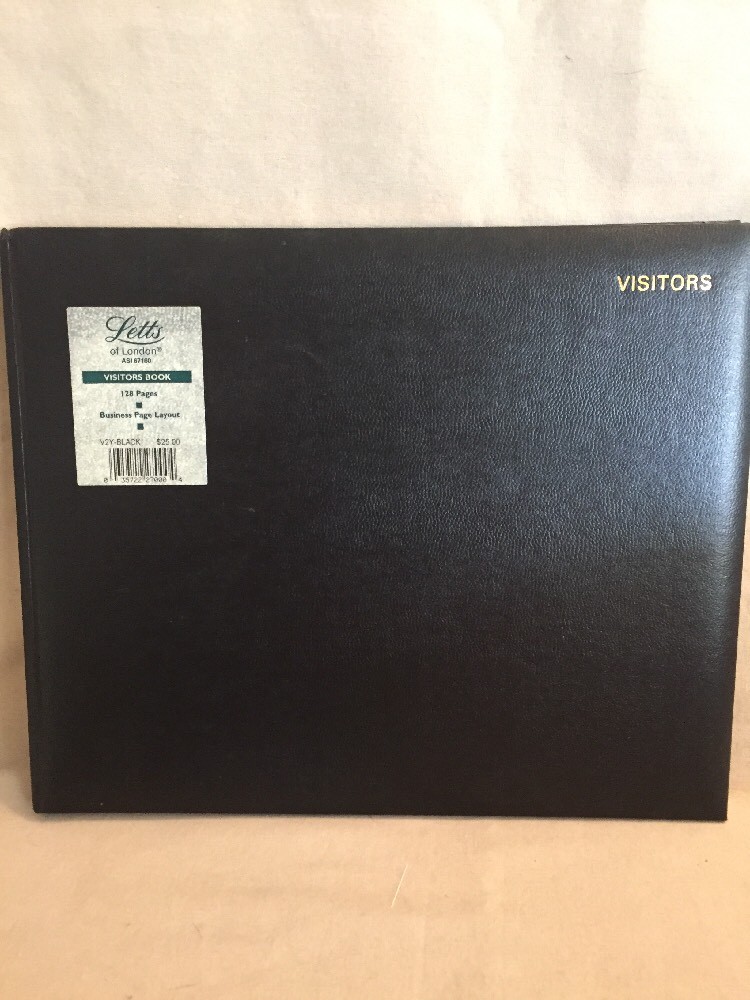 Visitor Sign In Book (date, Name, Company, To See, Arrive, Depart)
