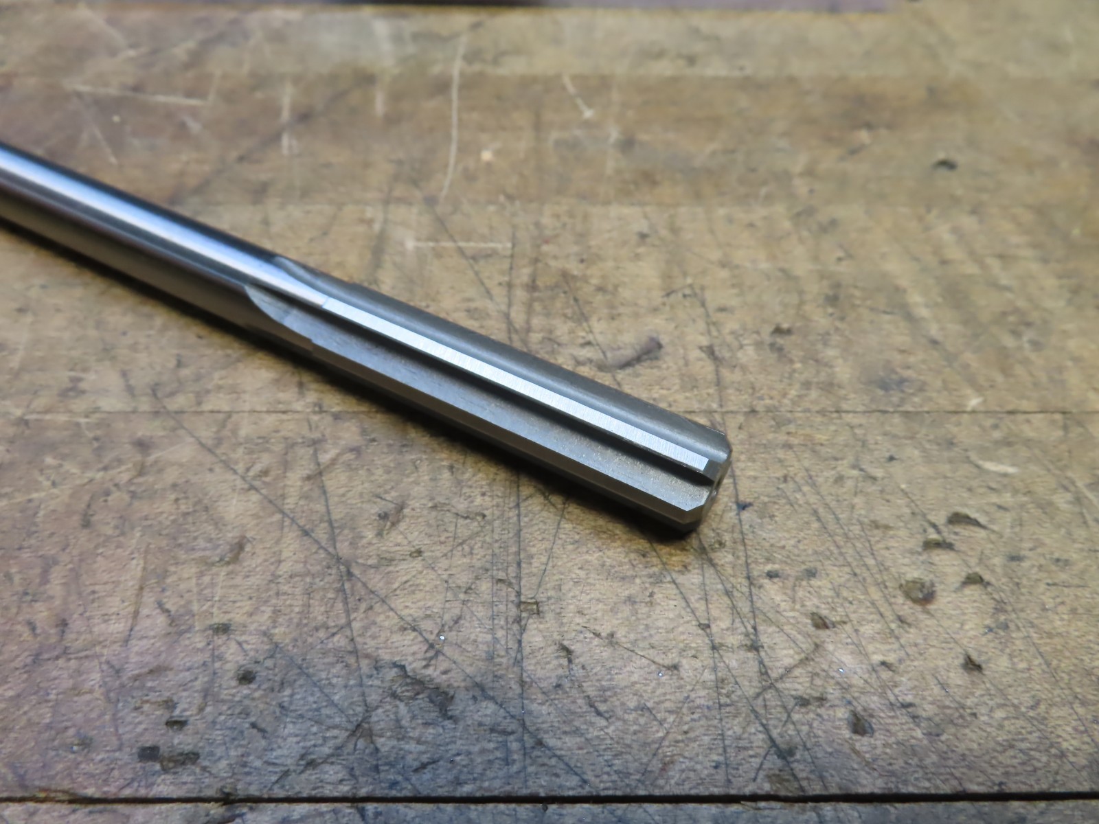 Titan USA .4715″ (12mm undersize .02mm) 6 flute HS chucking reamer