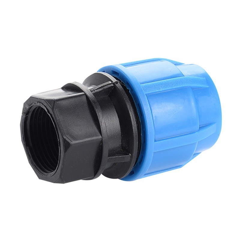 MDPE Compression Fitting Male Female Thread Adapter Water Pipe Connector 20-63mm