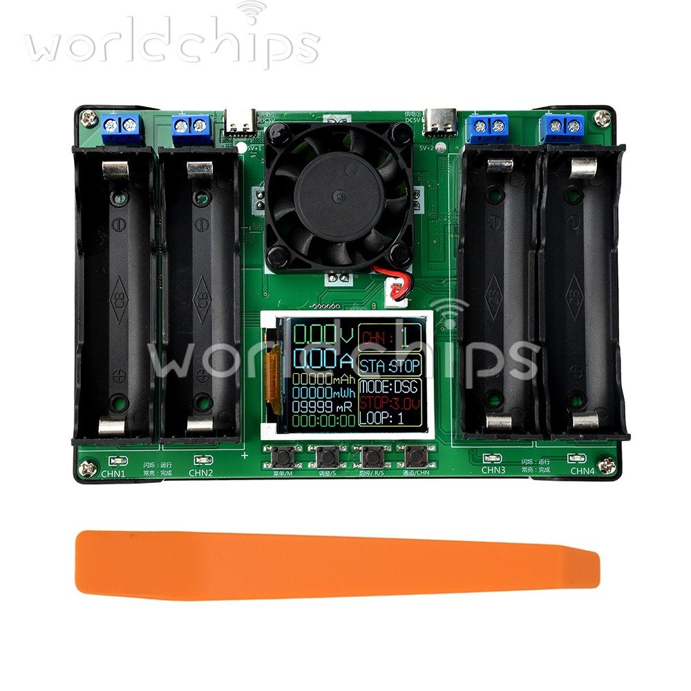4Channel 18650 Battery Capacity Internal Resistance Tester Auto Charge Discharge