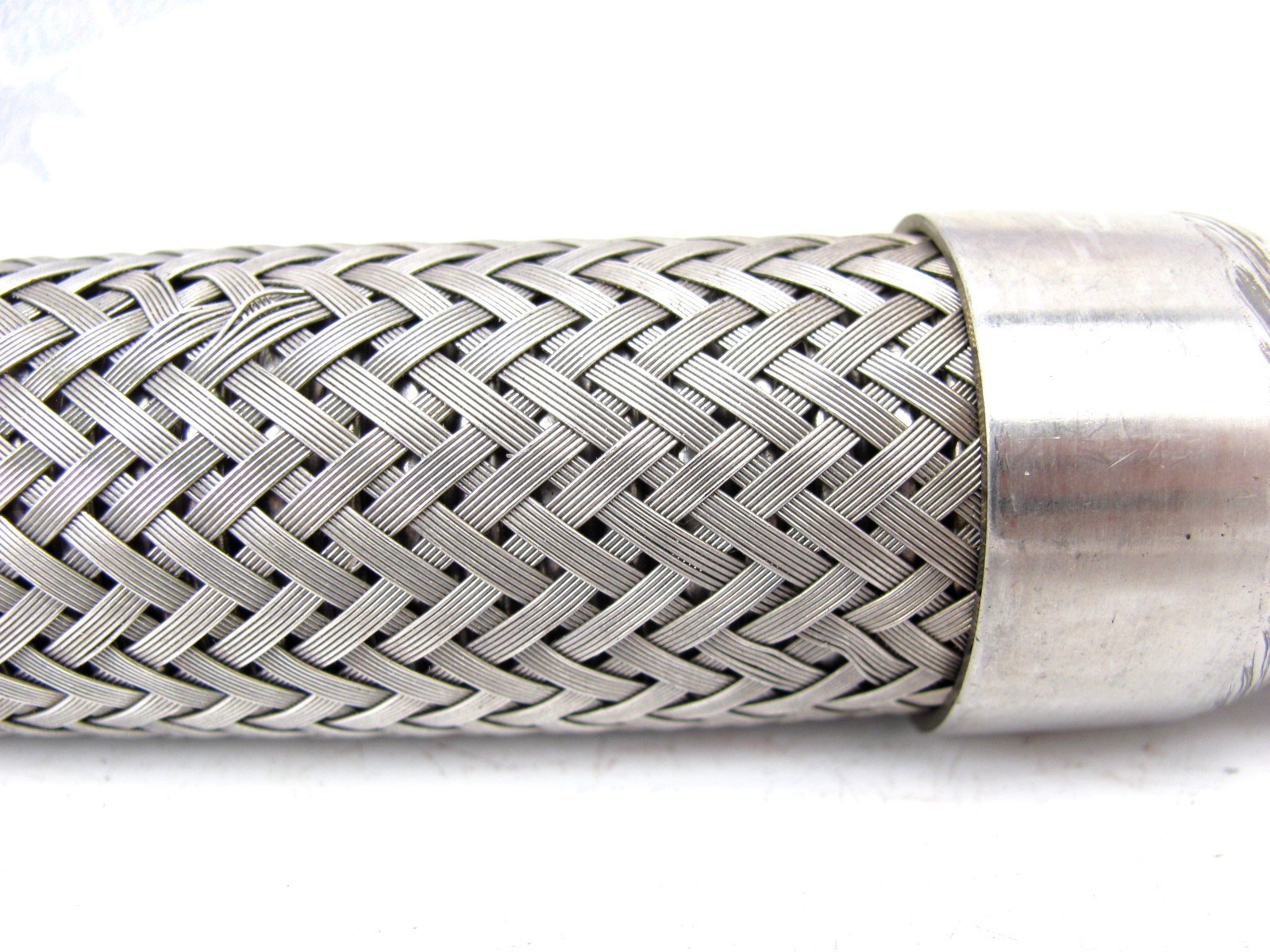3/4 in x 19 in BRAIDED STAINLESS STEEL HOSE 24in Overall 3/4 in NPT x 3/4 in NPT