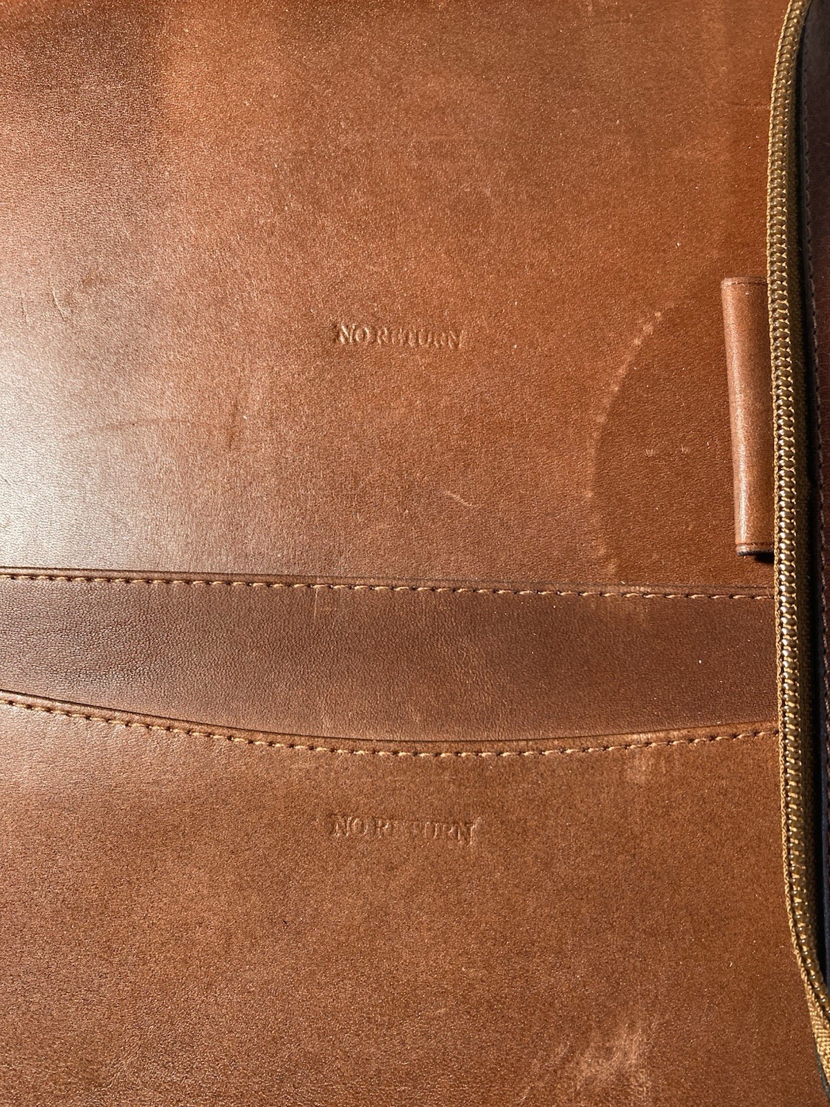 Vtg Franklin Quest Classic Zip Planner 7 R Binder Genuine 1/2 Deer Skin Leather