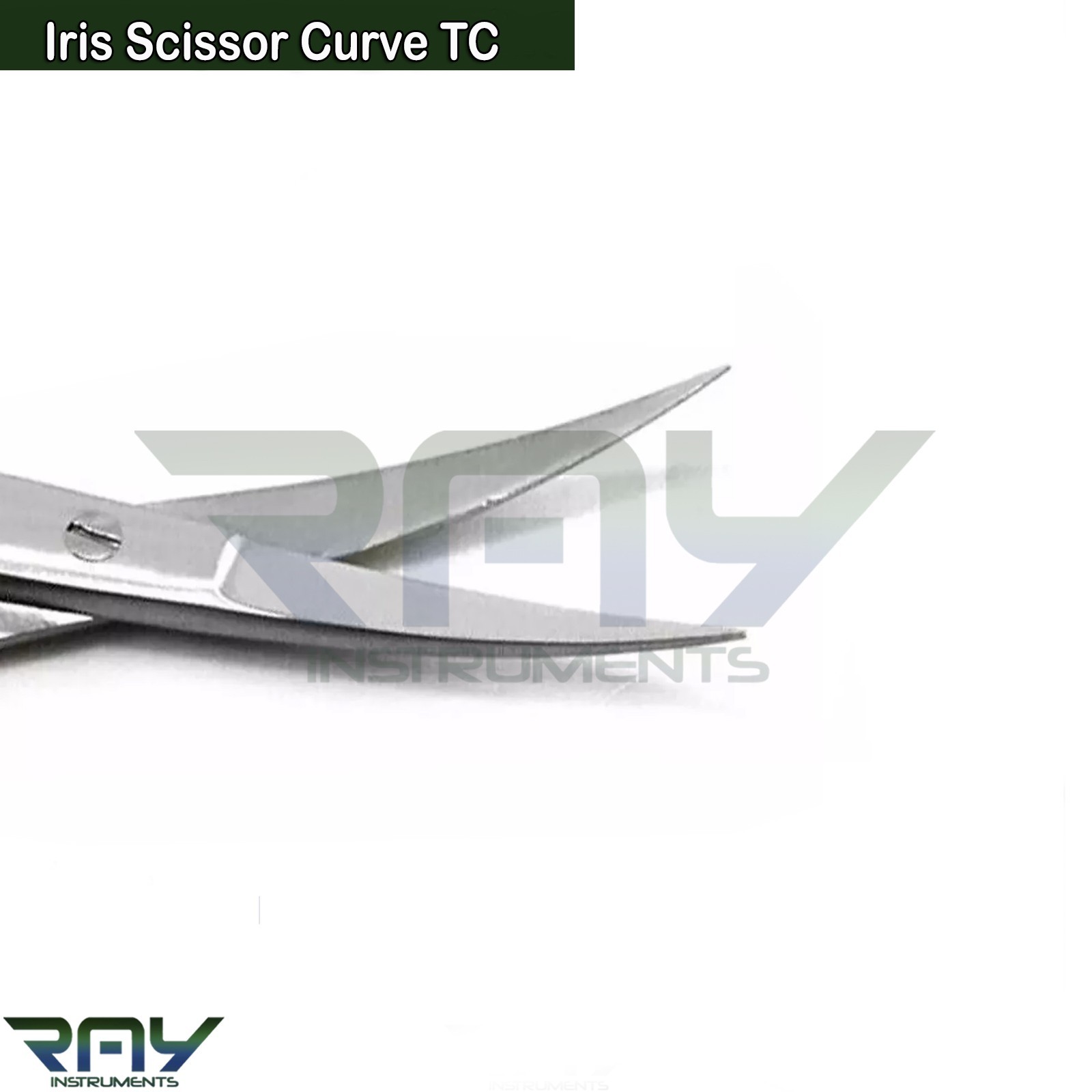 5 Pcs New German Iris Scissors TC 4.5″ Curved Surgical Dental Surgery Instrument