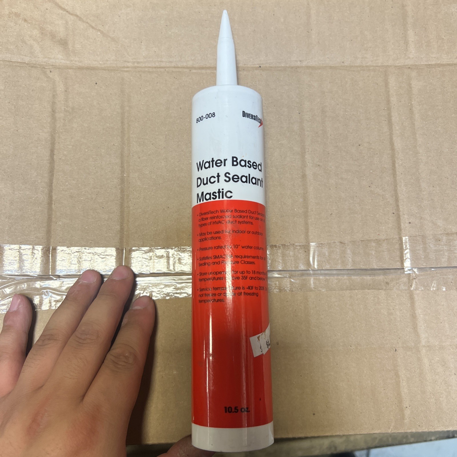 10.5 Oz. Water Based Duct Sealant Mastic Tube Free Shipping NEW