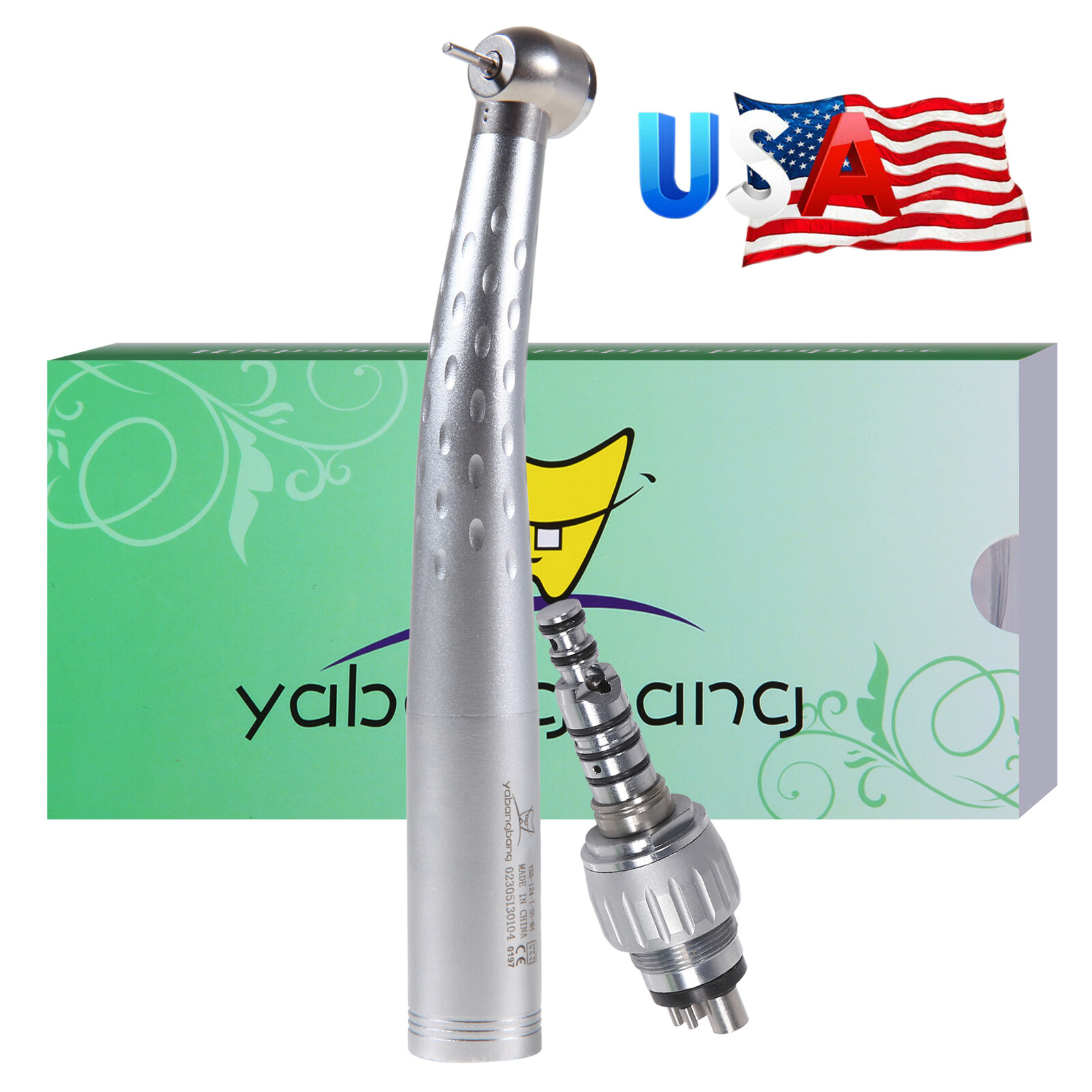 Kavo Style Dental High Speed Turbine Handpiece Push Big 4Hole Quick Coupler GD4
