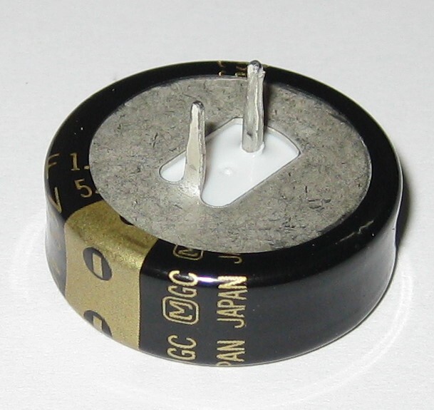 Panasonic Coin Cell Supercapacitor 1 F – 5.5 V DC – PCB Mount Mini Supercap