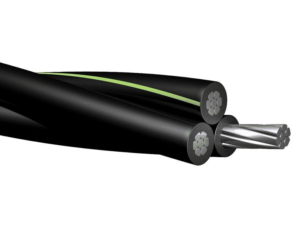 Hollins 3/0-3/0-1/0 Triplex Aluminum URD Direct Burial Cable (205 Amp) 600V