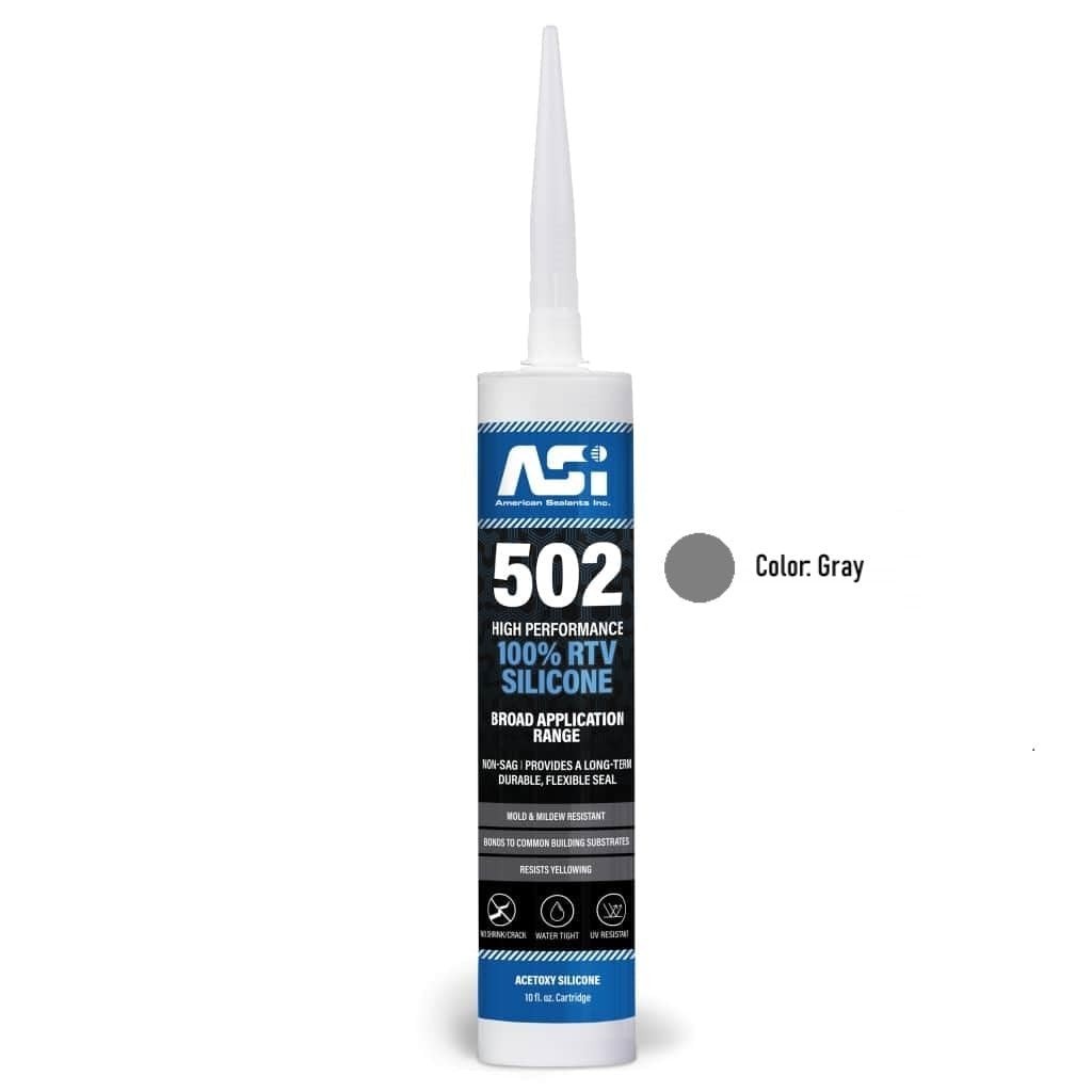 100% RTV Silicone Sealant 2.8oz – Clear, Waterproof for All Surfaces