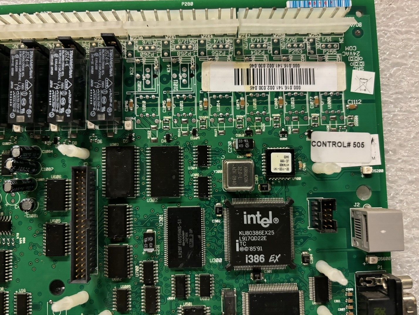 JOHNSON CONTROLS CONTROL BOARD 025-36103-010 RY11011 Rev M , YK-DCU1311-0