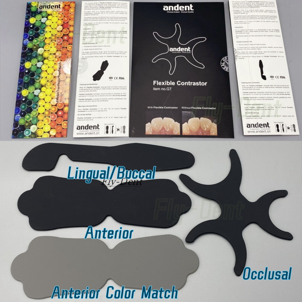 Dental IntraOral Photo Contrast Background Board Photography Contraster Flexible