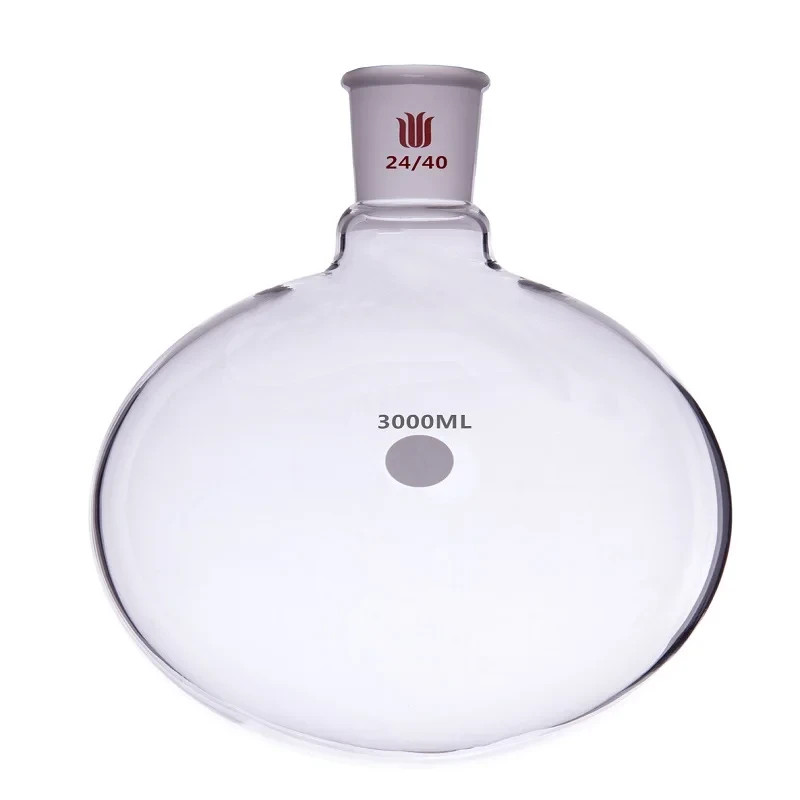 Single Neck Round Bottom Flask 25-5000ml 24/40 Borosilicate Glass