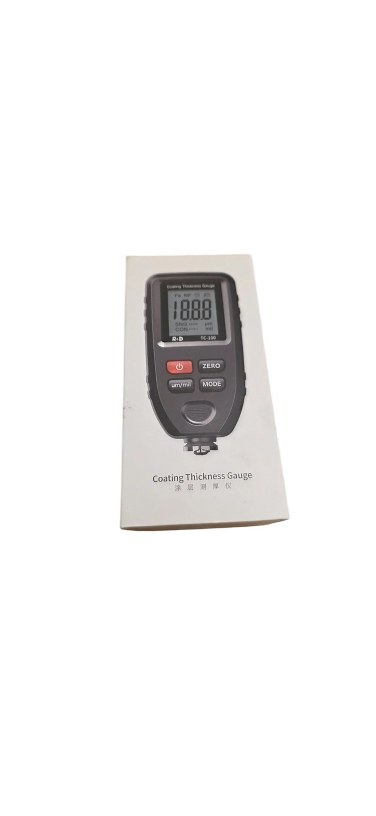 Car Coating Thickness Meter for Used Cars – Paint Mil Gauge Black