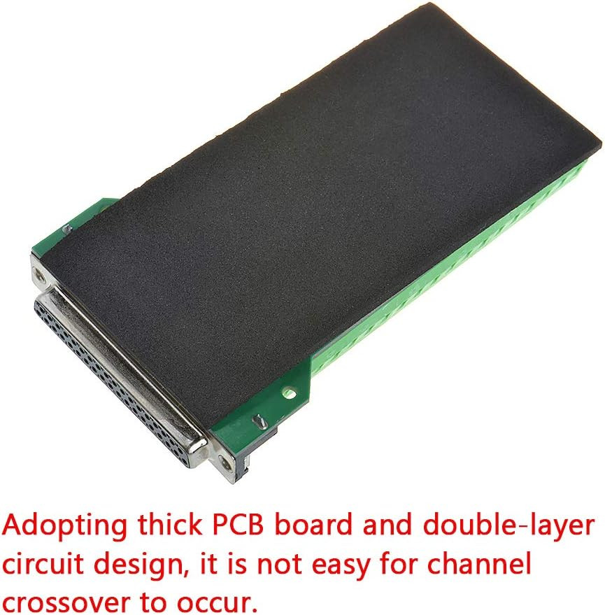 DB37 Solderless RS232 D-SUB Serial to 37-Pin Port Terminal Female Adapter Connec