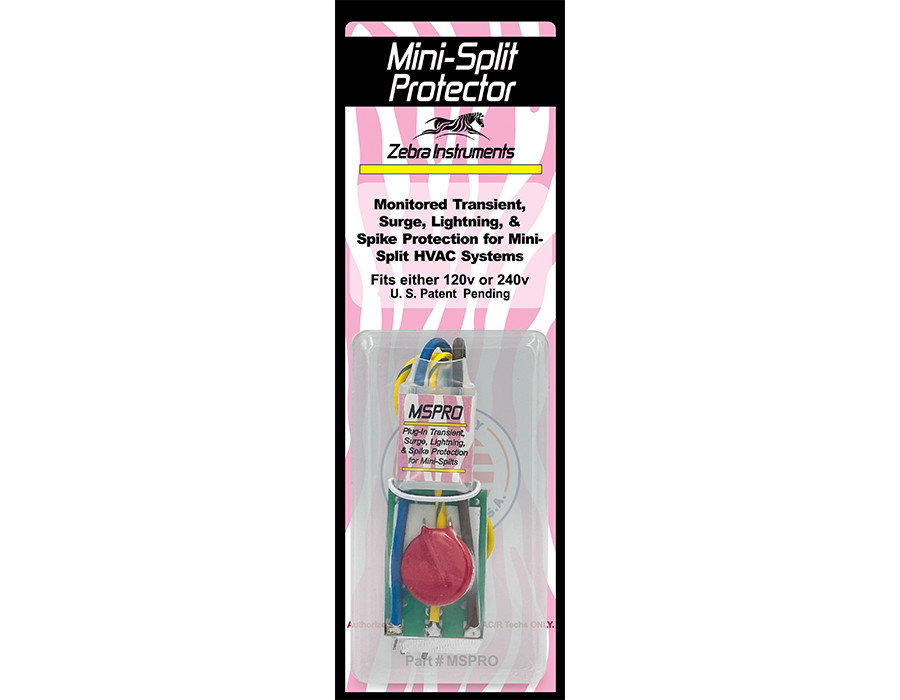 120V / 240V Mini-Split Surge Motor Protector # MSPRO MS-PRO by Zebra Instruments