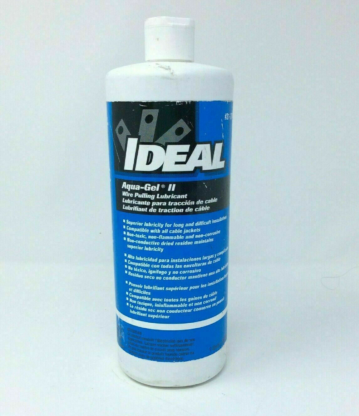 IDEAL – 31-378 Aqua-Gel II Electrical Pulling Lubricant 1-Qt Squeeze Bottle