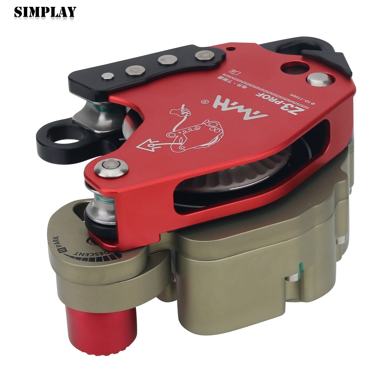 Z3-PROF Red Ascent Descent Device Ascender Descender Device (with Tool Box)